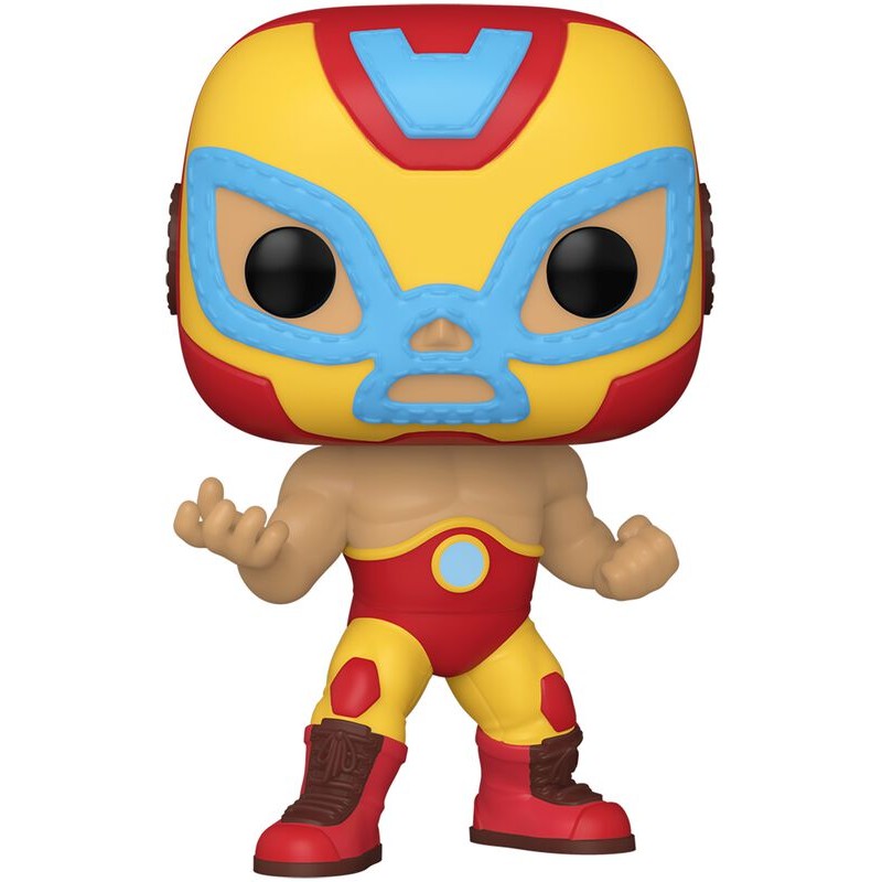 Figurine - Marvel Lucha Libre - El Héroe Invicto (Iron Man) - N°709