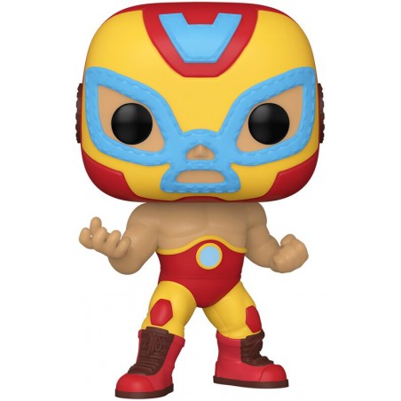 Figurine - Marvel Lucha Libre - El Héroe Invicto (Iron Man) - N°709