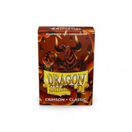 Dragon Shield - Boîte de 60 sleeves format japonais (59x86mm) - Crimson Classic