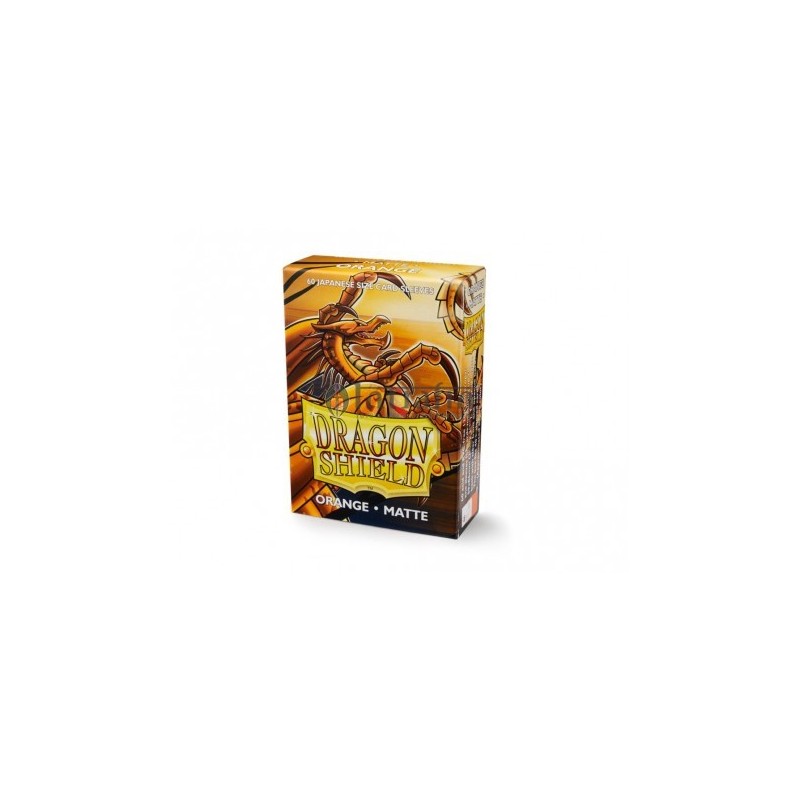 Dragon Shield - Boîte de 60 sleeves format japonais (59x86mm) - Orange Matte