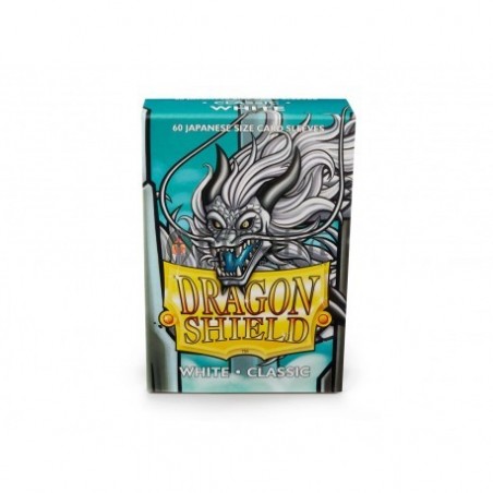 Dragon Shield - Boîte de 60 sleeves format japonais (59x86mm) - White Classic