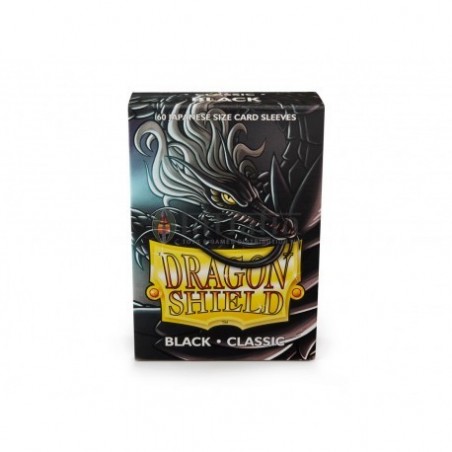 Dragon Shield - Boîte de 60 sleeves format japonais (59x86mm) - Black Classic
