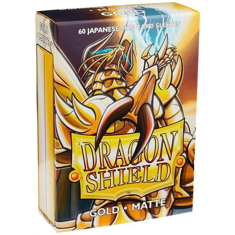 Dragon Shield - Boîte de 60 sleeves format japonais (59x86mm) - Gold Matte