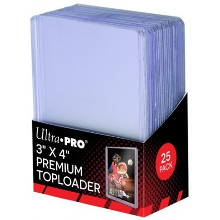 Ultra Pro - Paquet de 25 Toploader Premium (3" x 4")