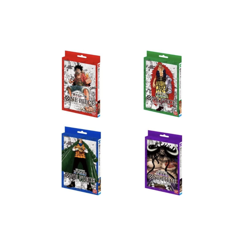 [EN] One Piece Card Game - 4 Decks (ST-01, ST-02, ST-03, ST-04)