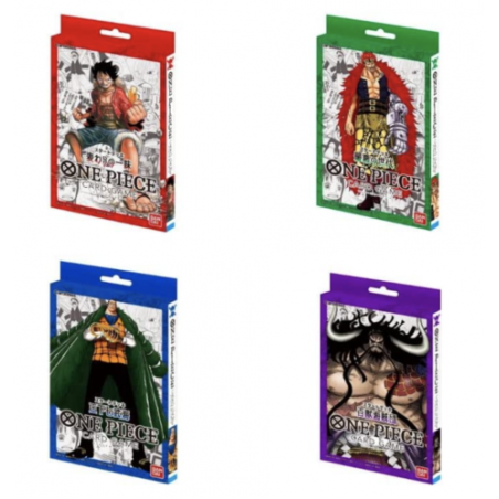 [EN] One Piece Card Game - 4 Decks (ST-01, ST-02, ST-03, ST-04)