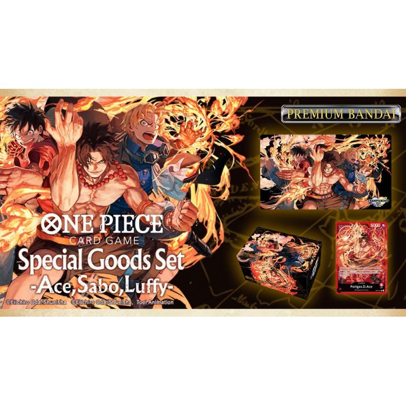 [EN] One Piece Card Game - Special Goods Set - Ace/Sabo/Luffy