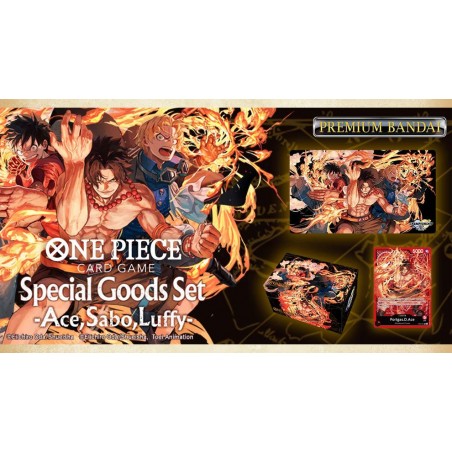 [EN] One Piece Card Game - Special Goods Set - Ace/Sabo/Luffy